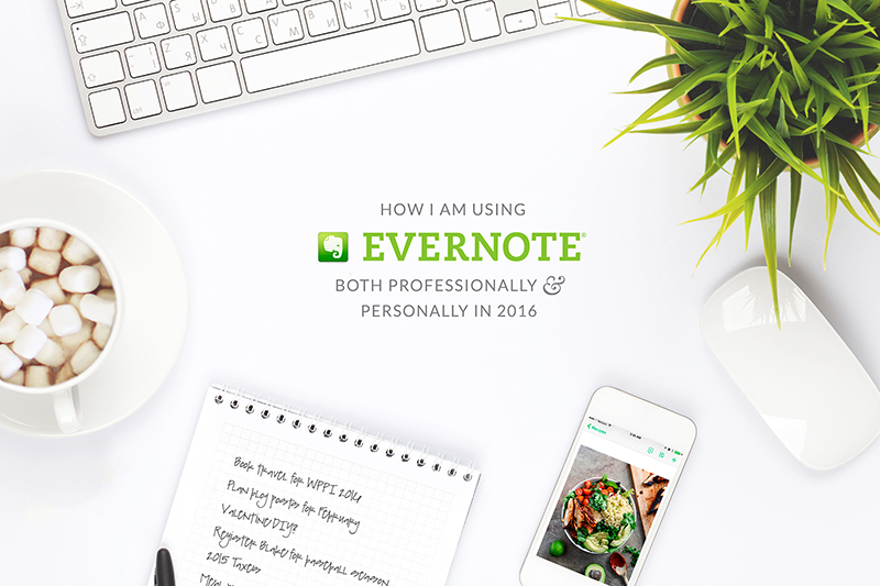 How I am using Evernote both personally and professionally in 2016 | Kara LayneAndCo.com #Evernote #Organization