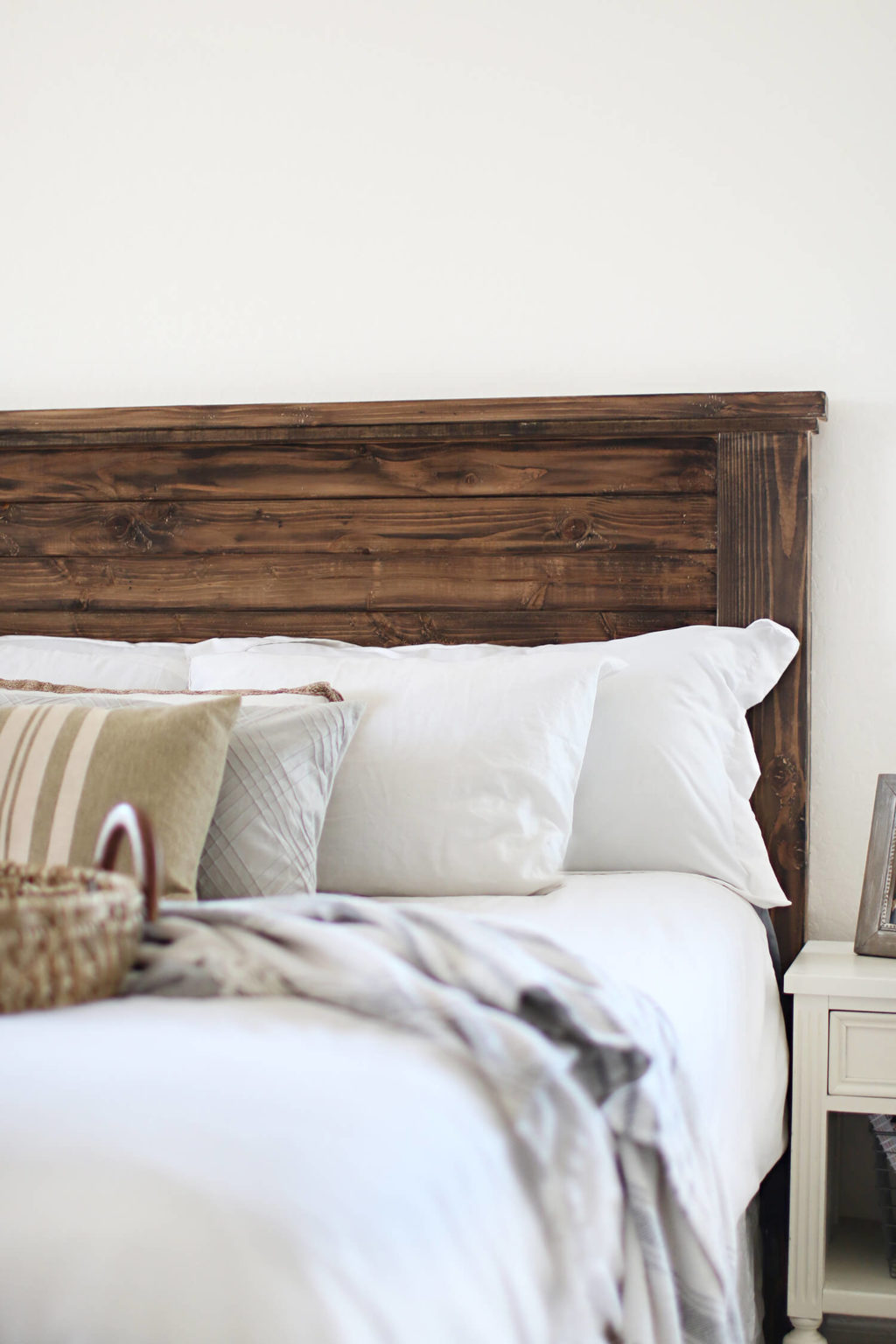 DIY Farmhouse Headboard Project | Kara Layne