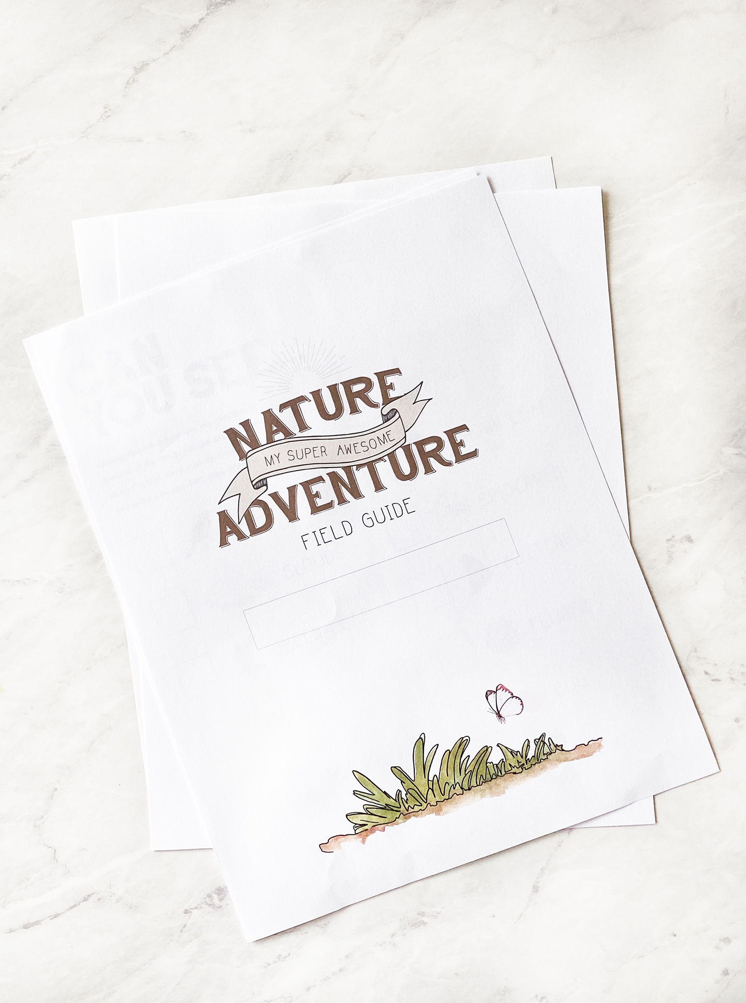 Nature activity for the kids and printable field guide. Nothing beats being out in nature. This is a fun family activity for the kids to enjoy being outside, exploring, and getting dirty. Get the free printable field guide over on KaraLayne.com! #NatureActivity #NatureWalk #NatureActivityForKids #FreePrintablesForKids #NatureFieldGuide #GetOutdoors #HomeschoolActivityIdeas #HomeschoolIdeas #FamilyActivitiesAtHome #Outdoors