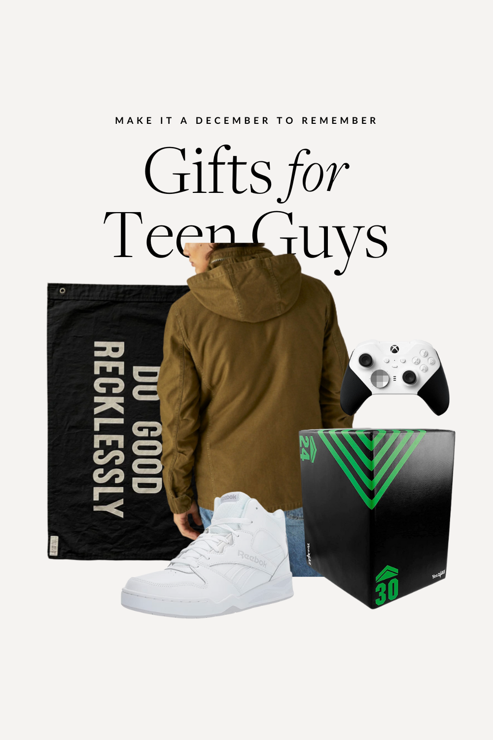 Holiday gift guide & stocking stuffer inspiration for the teen guys this holiday season! It's my 2022 gift guide for teens and I hope you find something you would love to gift this Christmas season! Be sure and catch the full Gift Guide Week over on KaraLayne.com!