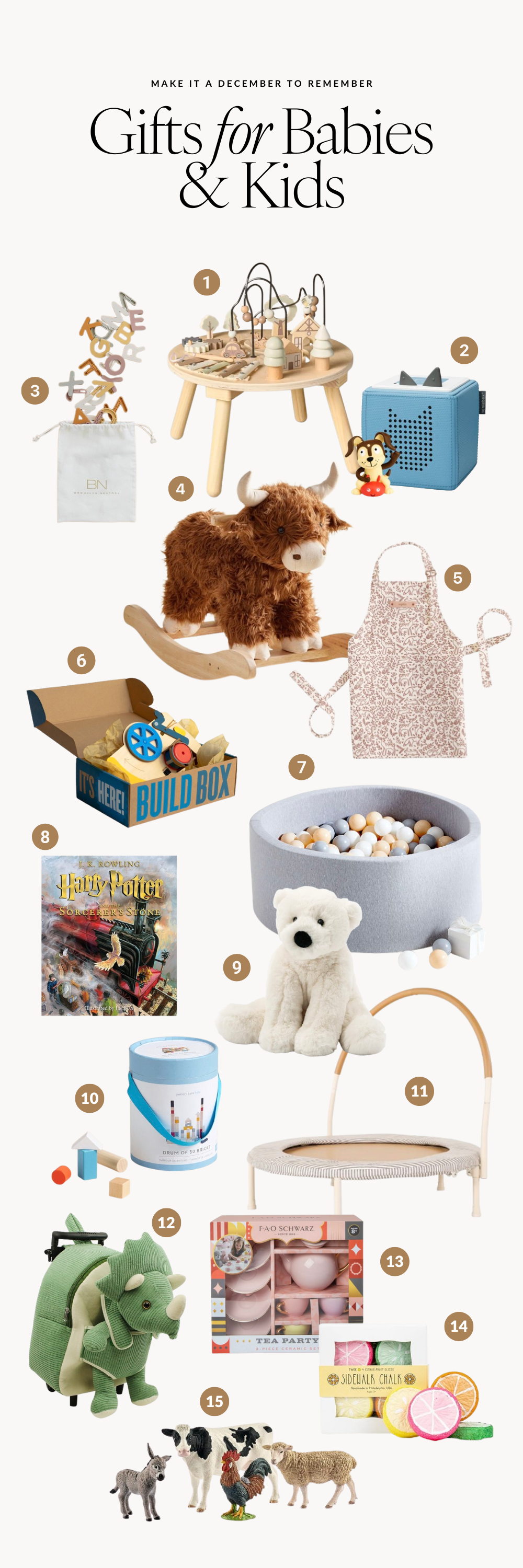 Find timeless gifts for the little ones in your life with my 2024 Holiday Gift Guide for Babies & Kids! Featuring classic toys and high-quality treasures designed to spark joy and last for years to come, these thoughtful picks make holiday shopping not only intentional, but simple and easy! Click to dive in!