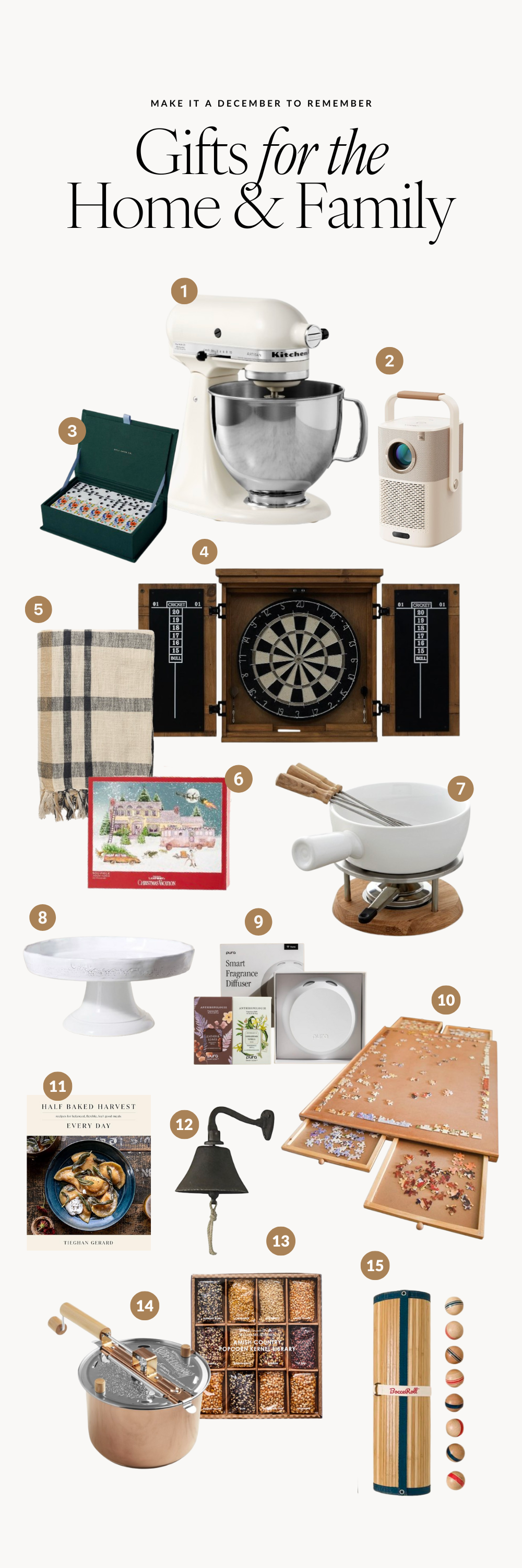 Thoughtful holiday gifts for the home and family! This 2024 Gift Guide features cozy home essentials, fun family games, and unique finds to bring everyone together this season. Perfect for creating lasting memories - dive in now at KaraLayne.com!