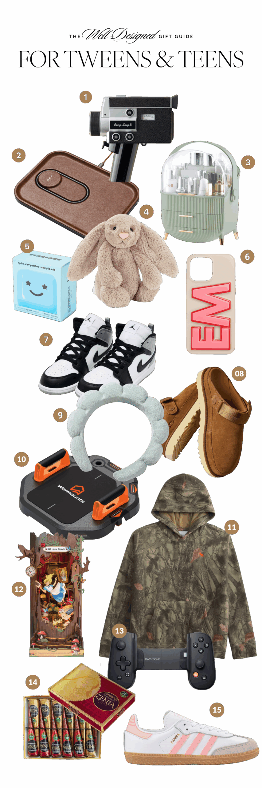 Intentional, aesthetic, and teen-approved — a curated 2025 holiday gift guide for tweens & teens, filled with trend-forward picks, cozy favorites, and creativity-boosting gifts. Get it all on KaraLayne.com now!